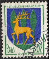 France Poste Obl Yv:1351B Mi:1459 Armoiries De Guéret (Beau Cachet Rond) (Thème) - Timbres