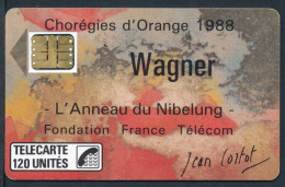 Télécartes France - Publiques N° Phonecote F24 Chorégies D'Orange - Wagner - Illustration Cortot - 1988