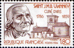 France Poste N** Yv:2418 Mi:2548 St.Jean-Marie Baptiste Vianney Curé D'Ars (Thème) - Christentum