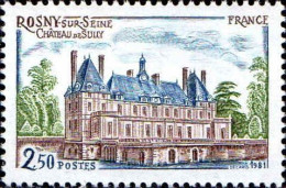 France Poste N** Yv:2135 Mi:2251 Rosny-sur-Seine Château De Sully (Thème) - Schlösser U. Burgen