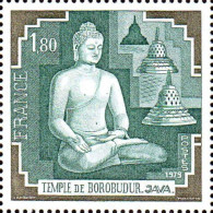 France Poste N** Yv:2036 Mi:2142 Temple De Borobudur Java (Thème) - Bouddhisme