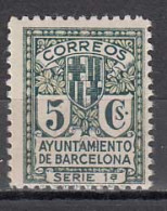 Barcelona Variedades 1932 Edifil 9na Numeración Sin Letra De Serie ** Mnh - Barcelona