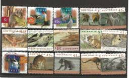 Australie  Lot Timbres Thème Animaux - Collections