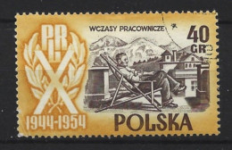 Poland 1954 Rep. 10th Anniv. Y.T. 770 (0) - Used Stamps