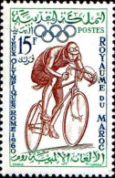 Maroc Poste N** Yv: 415 Mi:464 Jeux Olympiques Rome Cyclisme (Thème) - Radsport