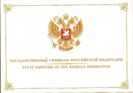 RUSSIA, 2001, Booklet F,  Souvenirbook With Block 38 (Emblems) - Ongebruikt