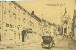 Bonsecours 1923; Grand'Rue Et Institut Du Docteur Voet - Voyagé. (Belge - Bruxelles) - Péruwelz