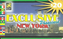 USA: Prepaid IDT - Exclusive New York, Flags - Other & Unclassified