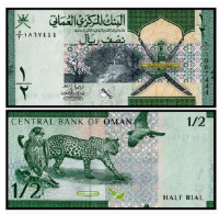 Oman 1/2 Rial 2020/2021 P NEW UNC Banknotes - Oman