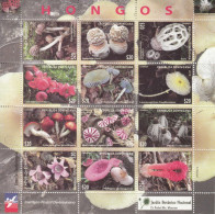2019 Dominican Republic Mushrooms Fungi Champignons Miniature Sheet Of 12 MNH - Dominicaine (République)