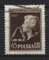 Poland 1954 F. Chopin Y.T. 782 (0) - Used Stamps