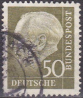 1957 - ALEMANIA - REPUBLICA FEDERAL - PRESIDENTE THEODOR HEUSS - YVERT 127 - Oblitérés