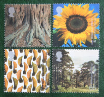 Millennium Series: Tree & Leaf (Mi 1881-1884) 2000 Used Gebruikt Oblitere ENGLAND GRANDE-BRETAGNE GB GREAT BRITAIN - Oblitérés