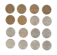 199/ FRANCE : 16 X 50 Centimes Tous Différents (de 1931 à 1947) - 50 Centimes