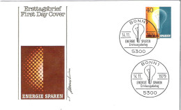 FDC - ERSTTAGSBRIEF - Energie Sparen 1979 - 40 Pfg - Other & Unclassified