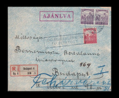 BUDAPEST 1918. Érdekes, Helyi Ajánlott Levél - Covers & Documents