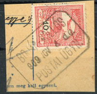 POSTAÜGYNÖKSÉG Bélyegzés , BOJÁRHOLLÓS - Lettres & Documents