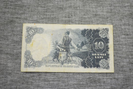 Latvian Vintage Paper Money 10 Lats 1940 - Lettonia