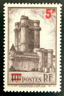 1941 FRANCE N 491 - VINCENNES LE DONJON - NOUVELLE VALEUR - NEUF* - Unused Stamps