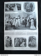 La Festa Dell'eleganza E Del Pizzo Al Giardino Delle Tuileries Stampa Del 1905 - Other & Unclassified