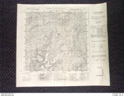 Grande Carta Topografica Passo Dello Spluga Splugenpass Dettagliatissima I.G.M. - Geographical Maps