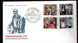 Bund, FDC. Mi.-Nr. 270-73 - Other & Unclassified