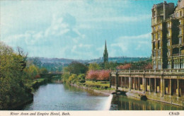 River Avon & Empire Hotel, Bath - Somerset - Unused Postcard - SOM1 - Cheddar