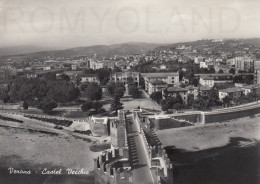 CARTOLINA  C17 VERONA,VENETO-CASTEL VECCHIO-STORIA,MEMORIA,CULTURA,RELIGIONE,IMPERO ROMANO,BELLA ITALIA,VIAGGIATA 1955 - Verona