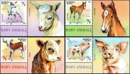 2024 1563 Belarus Children Philately - Domestic Baby Animals MNH - Belarus