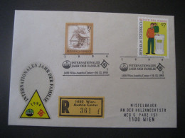 Österreich 1993- Reko-Beleg Die Rechte Des Kindes, MiNr. 2093 - Covers & Documents