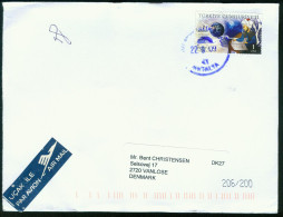 Br Turkey, Antalya 2009 Cover > Denmark (MiNr 3761) #bel-1083 - Briefe U. Dokumente
