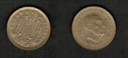 SPAIN   1 PESETA 1966 (75) (KM # 796) #7864 - 1 Peseta