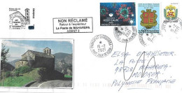Letter To Moorea Island (French Polynesia) , From Andorra, During Epidemic Covid-19, Return To Sender, 3 Pictures - Covers & Documents