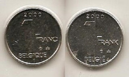 1 Frank 2000 Frans+vlaams * Uit Muntenset * FDC - 1 Franc