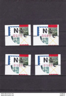 1996-2000 Nagler-stroken 10ct, 80 Ct, 100 Ct, 160ct MNH** - Machine Labels [ATM]