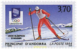 70489 MNH ANDORRA. Admón Francesa 1994 17 JUEGOS OLIMPICOS INVIERNO LILLEHAMMER 1994 - Altri & Non Classificati