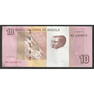 ANGOLA - PICK 151 B - 10 KWANZAS 2012 (2017) - José Eduardo Dos Santos - Chutes Luena - Angola