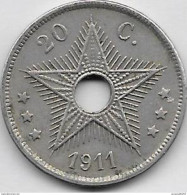 20 Centimes 1911 - 1910-1934: Albert I.