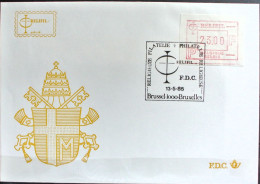 BELGIEN 1985 " FDC BRIEFMARKENAUSSTELLUNG" Michelnr  ATM 5 Sehr Schon Gestempelt € ??? - Gebraucht