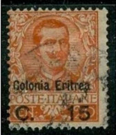 ● ITALIA REGNO Colonie 1905  ERITREA ֍ N. 30  Usato ● Serie Completa ● Cat. 35,00 € ● Lotto N.  585 ● - Erythrée