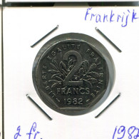 2 FRANCS 1982 FRANCE Coin Semeuse French Coin #AM357.U.A - 2 Francs