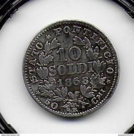 10 SOLDI Argent 1868 R - 1861-1878 : Vittoro Emanuele II