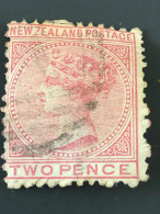 NEW ZEALAND  SG 153  2d Rose - Used Stamps