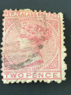 NEW ZEALAND  SG 153  2d Rose - Usati