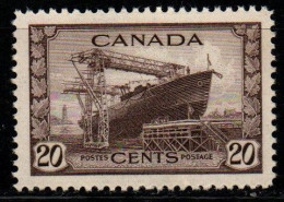 Kanada Canada 1942 - Mi.Nr. 227 A - Postfrisch MNH - Schiffe Ships Schiffbau - Unused Stamps