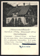 AK Alpirsbach I. Wttbg. Schwarzwald, Hotel-Pension Schwarzwaldhäusle, Helene Maria Matthies  - Alpirsbach