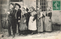 NOCES - Costumes - Le Départ De La Noce - Carte Postale Ancienne - Hochzeiten