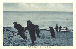 FR66 CANET PLAGE - Chauvin - Pêche à La Traine - Animée - Belle - Canet Plage