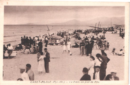 FR66 CANET PLAGE - Chauvin - La Foule Un Jour De Fête - Animée - Belle - Canet Plage