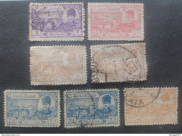 TURKEY OTTOMAN العثماني التركي Türkiye 1924 TREATY OF LAUSANNE FOR PEACE CAT UNIF 688/692 - Used Stamps